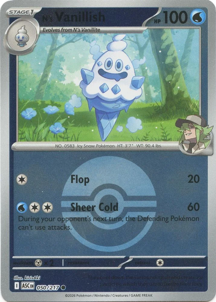 N's Vanillish (Poke Ball)