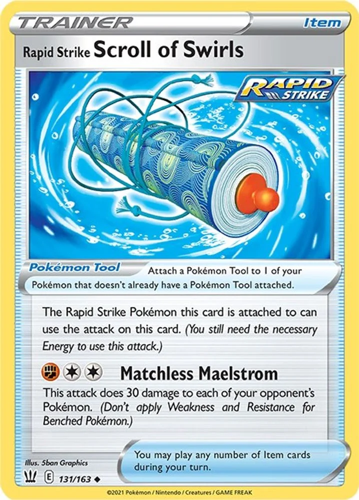 Rapid Strike Scroll of Swirls