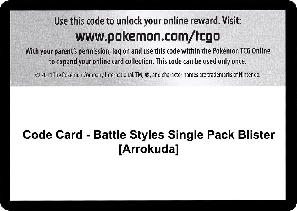 Code Card - Battle Styles Single Pack Blister [Arrokuda]