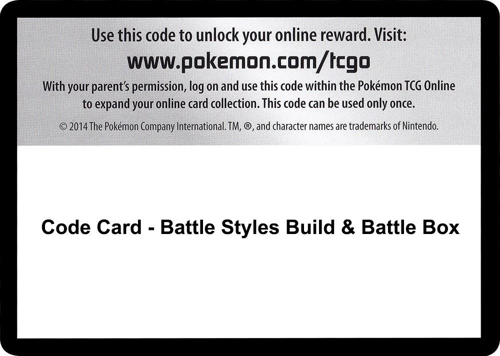 Code Card - Battle Styles Build & Battle Box