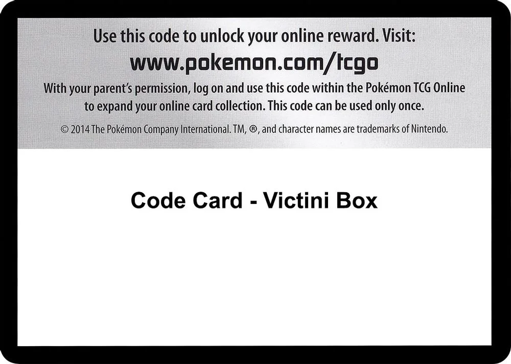 Code Card - Victini Box