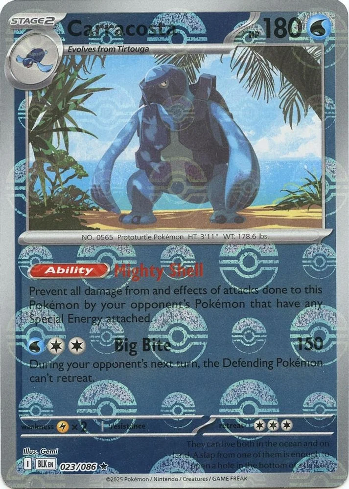 Carracosta (Poke Ball Pattern)
