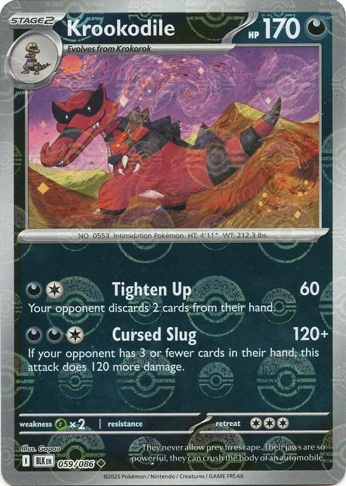 Krookodile (Poke Ball Pattern)