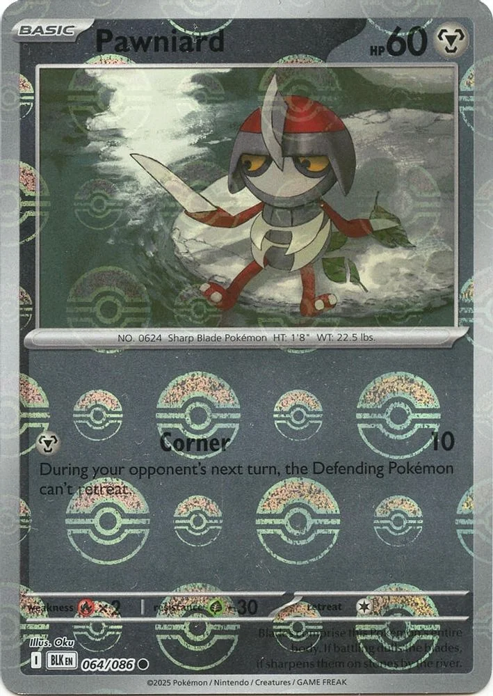 Pawniard (Poke Ball Pattern)
