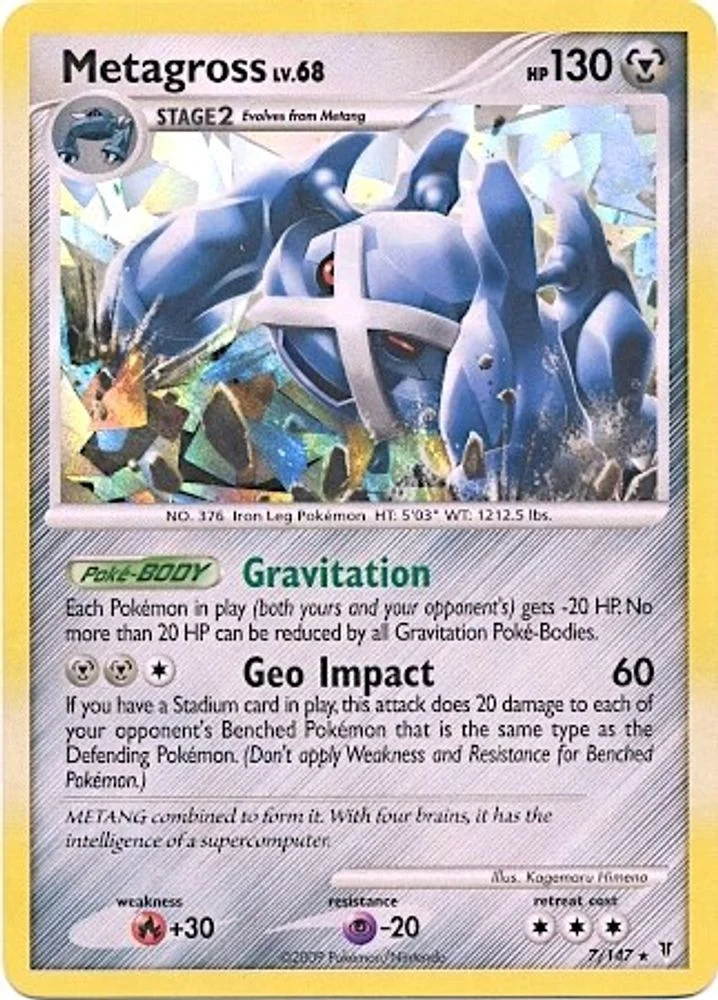 Metagross - 7/147 (Cracked Ice Holo)