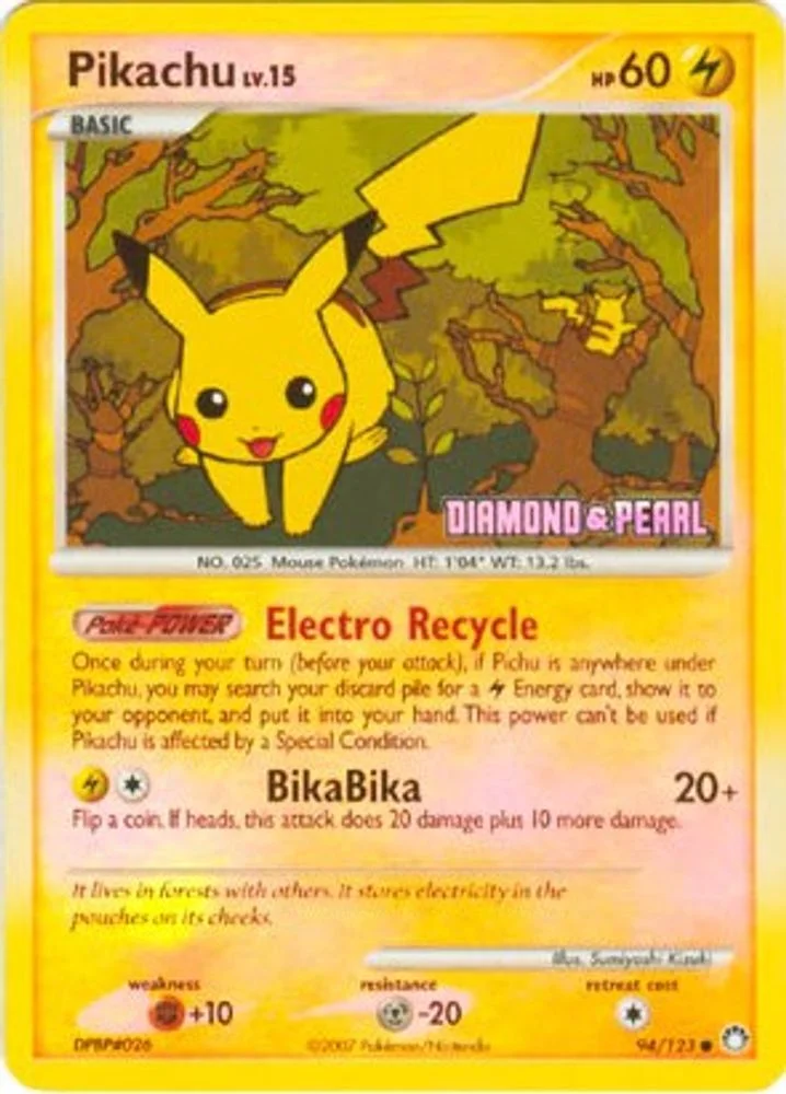 Pikachu - 94/123 (Diamond & Pearl)