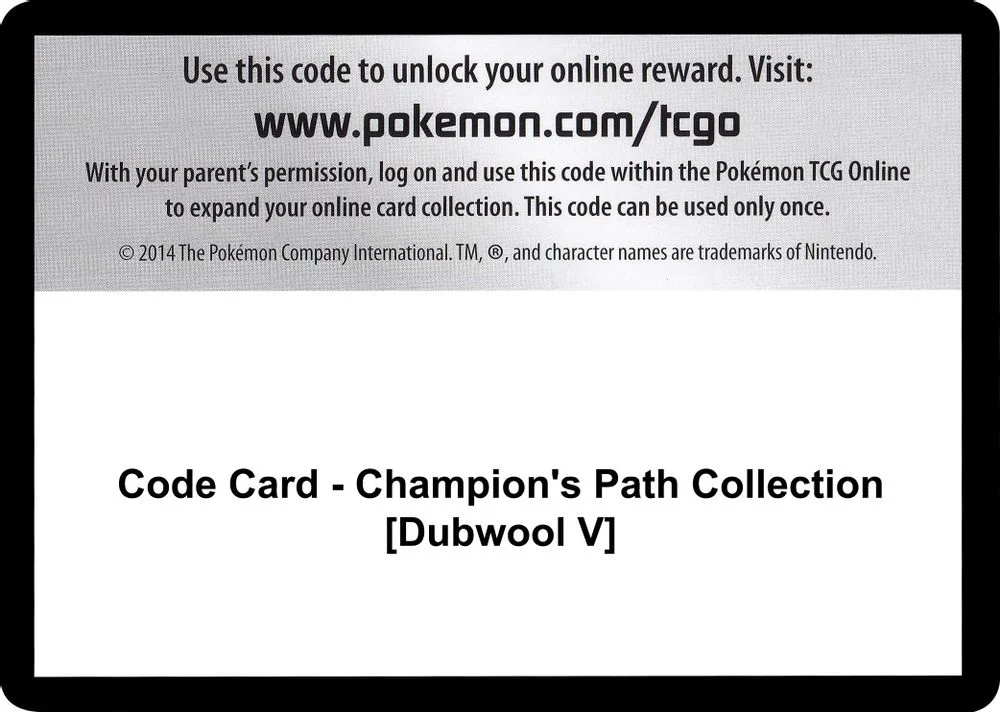 Code Card - Champion's Path Collection [Dubwool V]