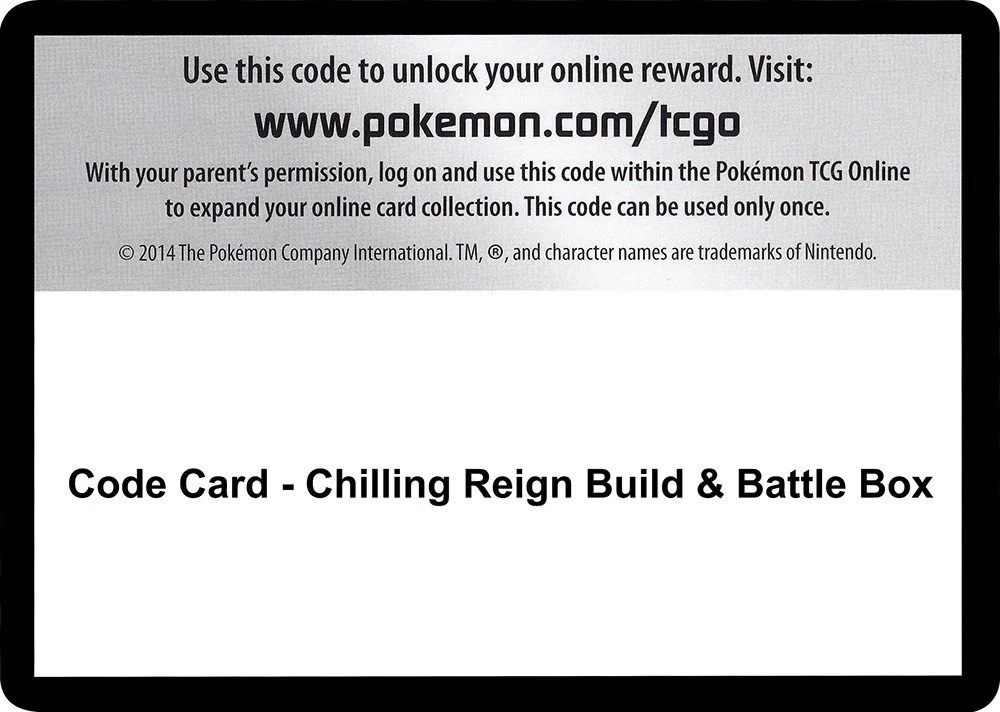 Code Card - Chilling Reign Build & Battle Box
