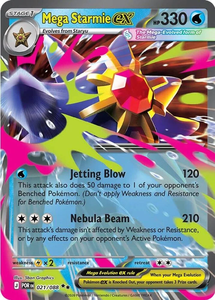 Mega Starmie ex - 021/088