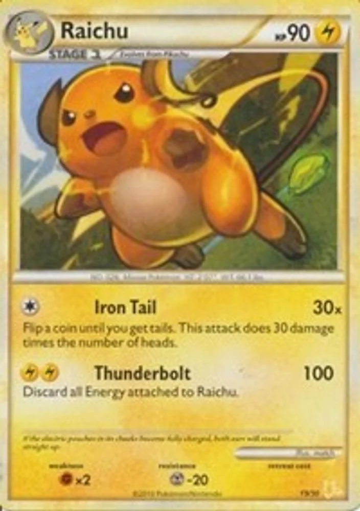Raichu (#19 Non-Holo)