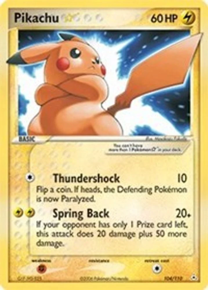 Pikachu Star
