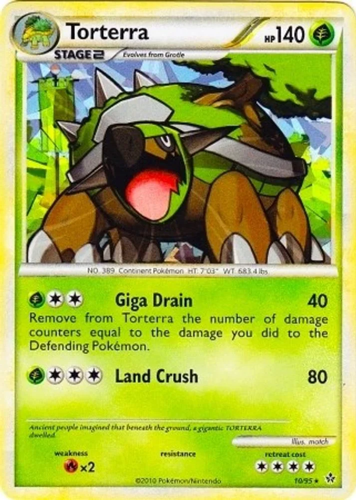 Torterra - 10/95 (Cracked Ice Holo)