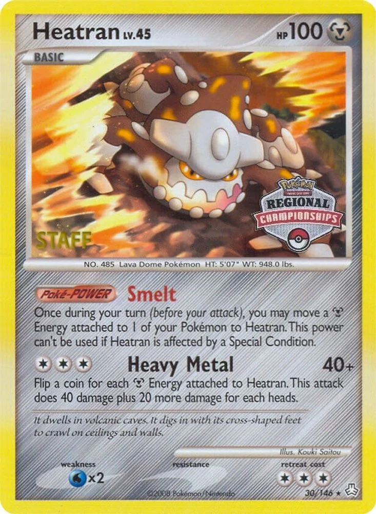 Heatran - 30/146 (Regional Championships) [Staff]