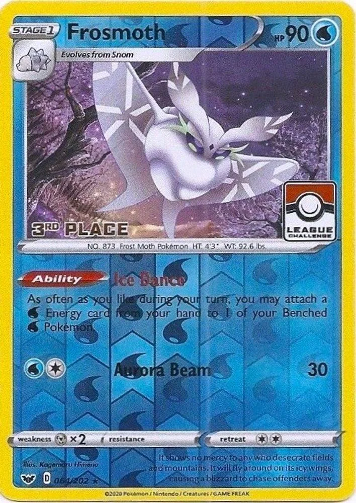 Frosmoth - 064/202 (League Challenge) [3rd Place]