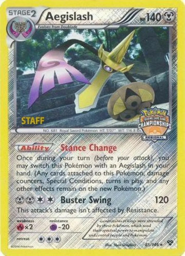 Aegislash - 85/146 (Regional Championships) [Staff]