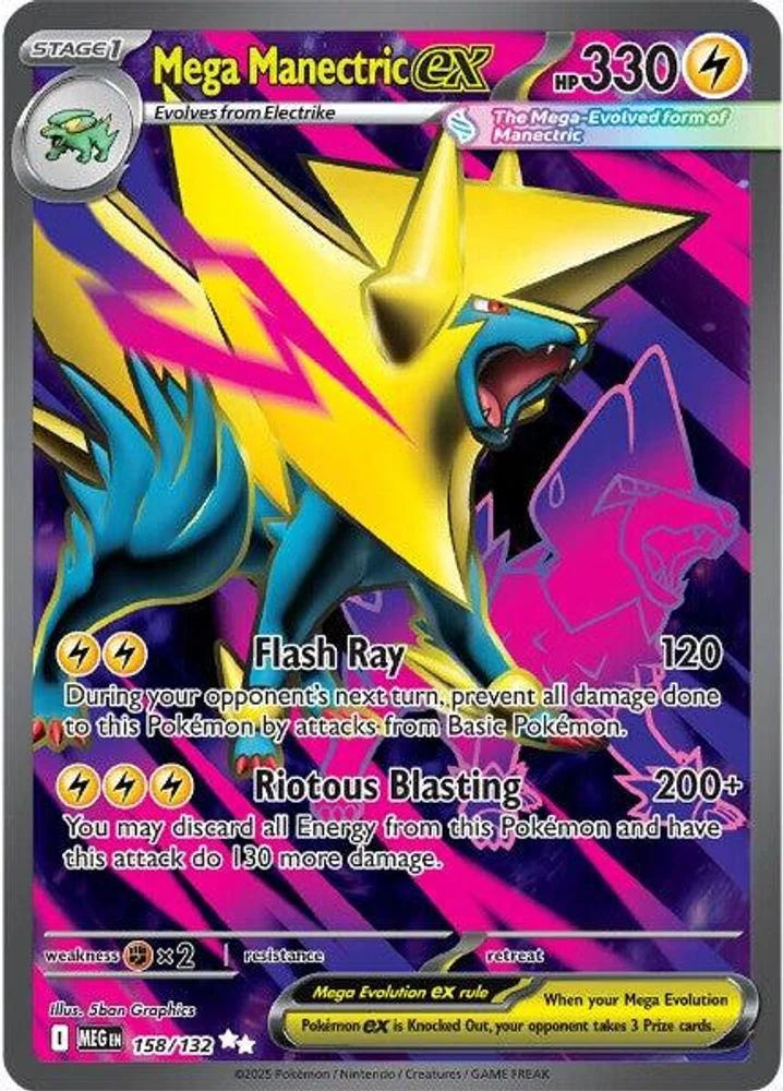 Mega Manectric ex - 158/132