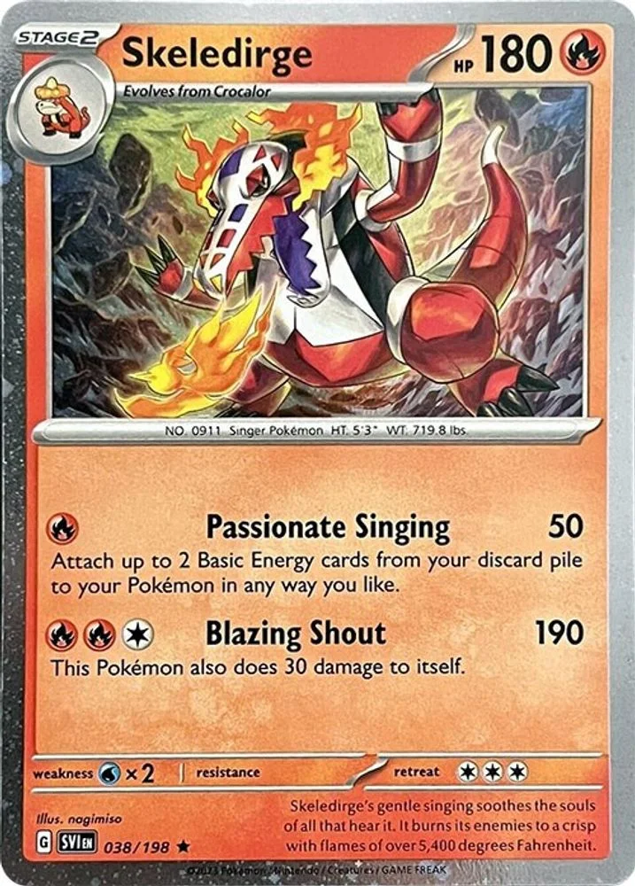 Skeledirge - 038/198 (Cosmos Holo)