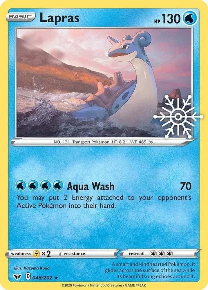 Lapras - 048/202 (Holiday Calendar)