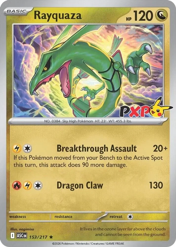 Rayquaza - 153/217 (Cosmos Holo)