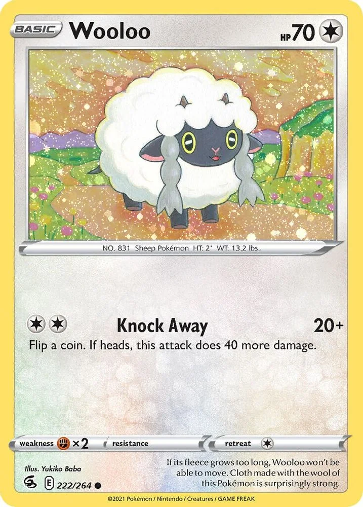 Wooloo - 222/264 (Cosmos Holo)