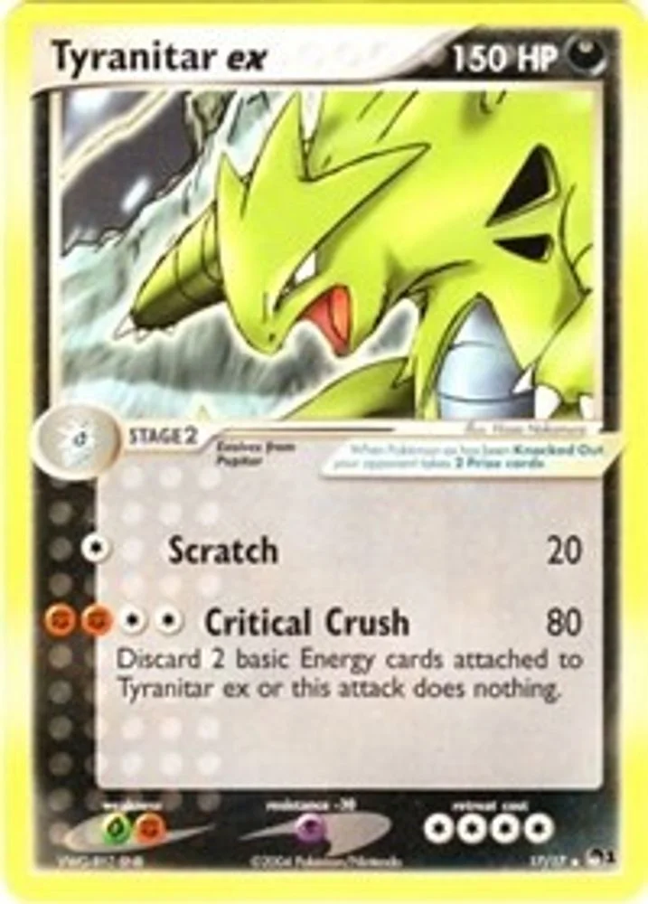 Tyranitar ex (Non-Holo)