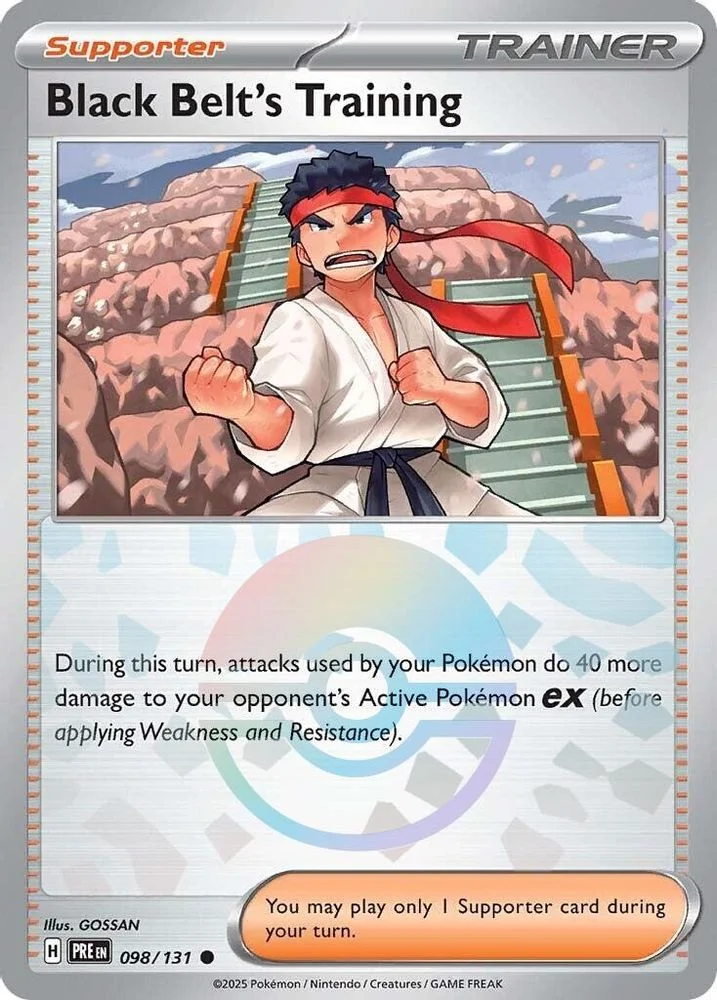 Black Belt's Training - 098/131 (Poke Ball Pattern)