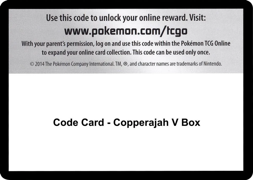 Code Card - Copperajah V Box