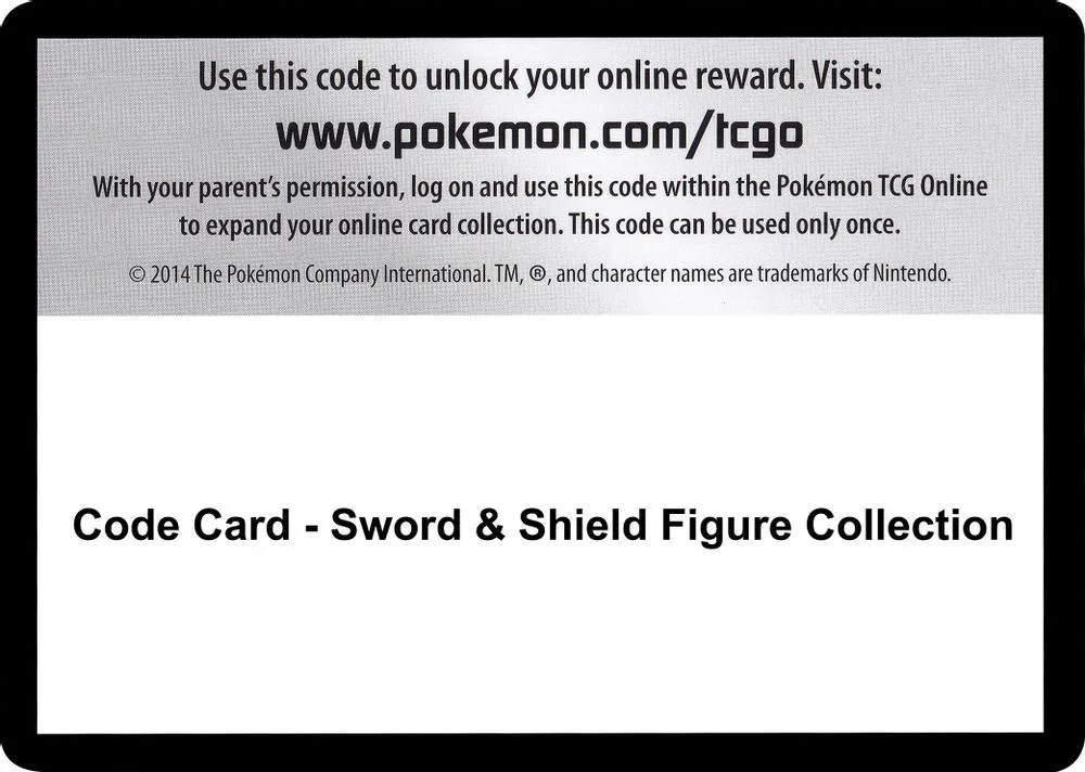 Code Card - Sword & Shield Figure Collection