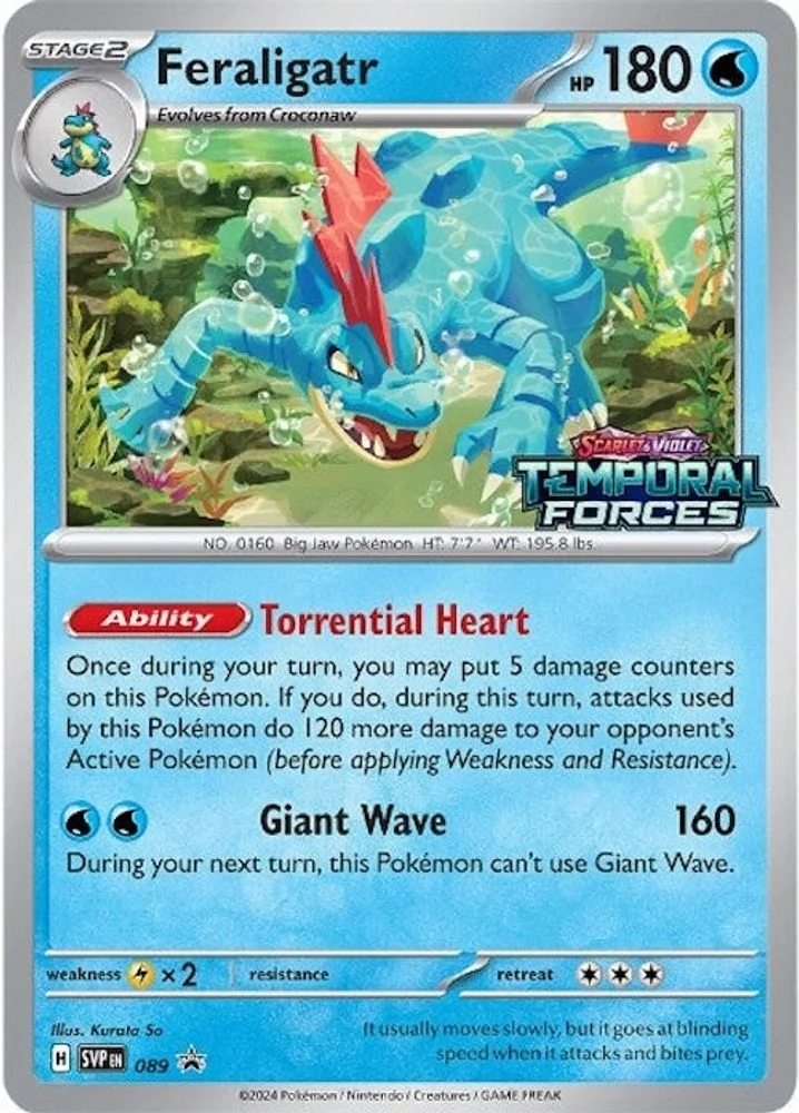 Feraligatr - 089 (Prerelease)
