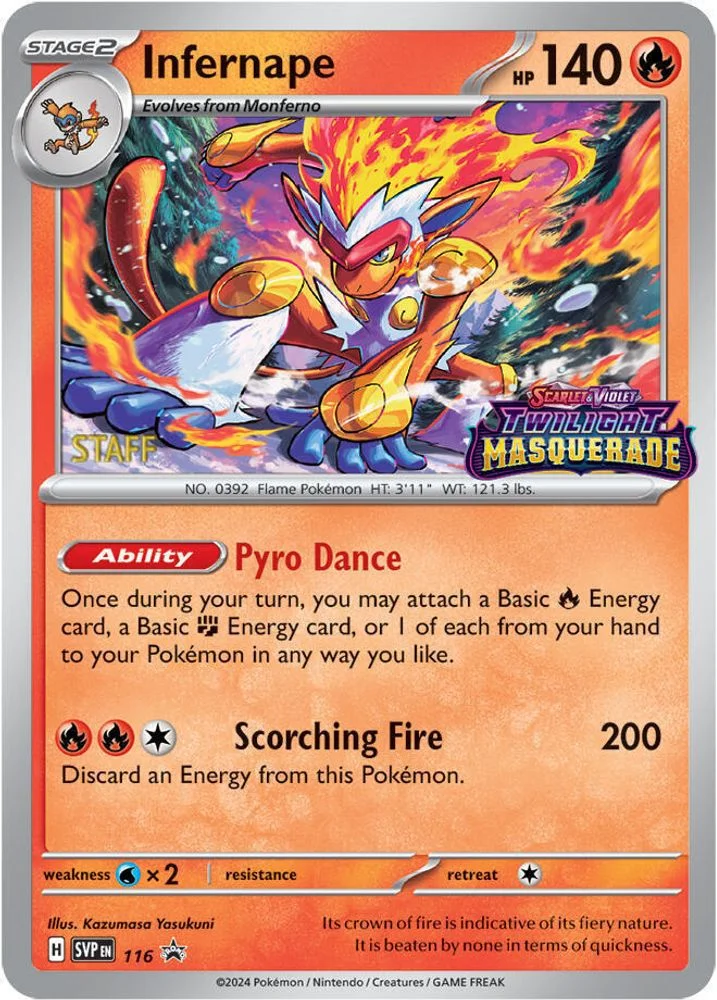 Infernape - 116 (Prerelease) [Staff]