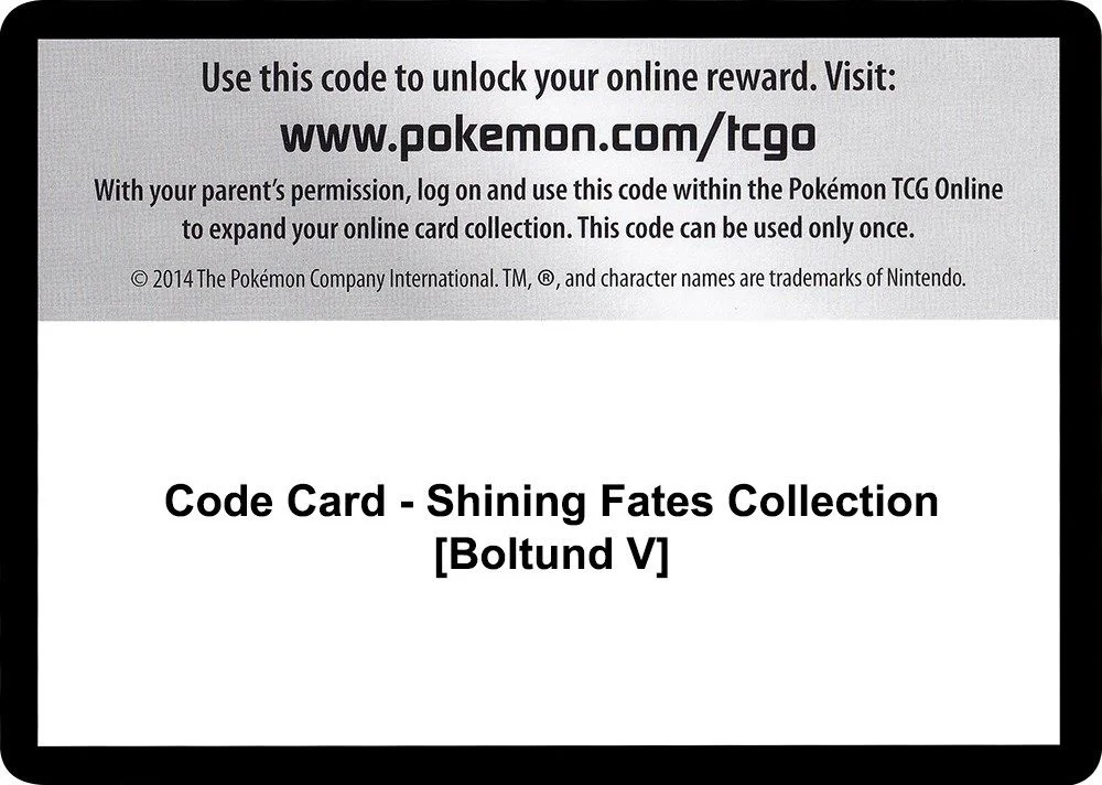 Code Card - Shining Fates Collection [Boltund V]