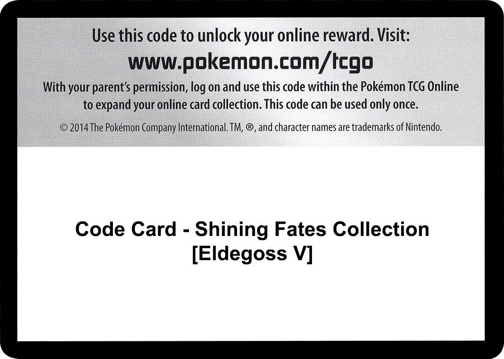 Code Card - Shining Fates Collection [Eldegoss V]