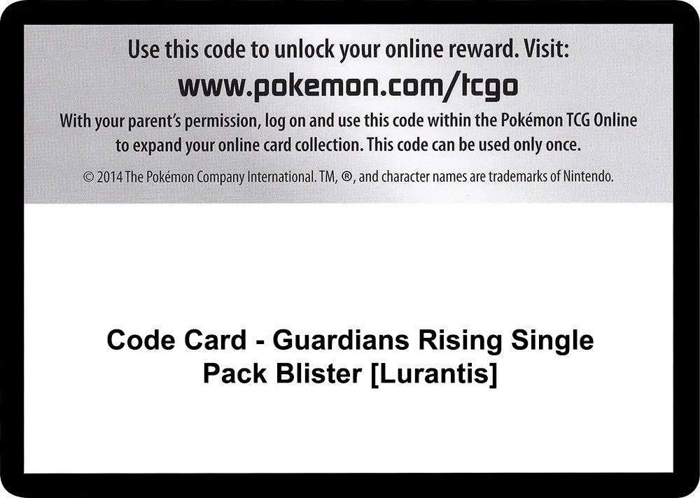 Code Card - Guardians Rising Single Pack Blister [Lurantis]