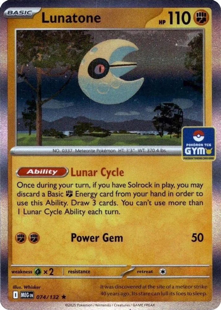 Lunatone - 074/132 (GYM)