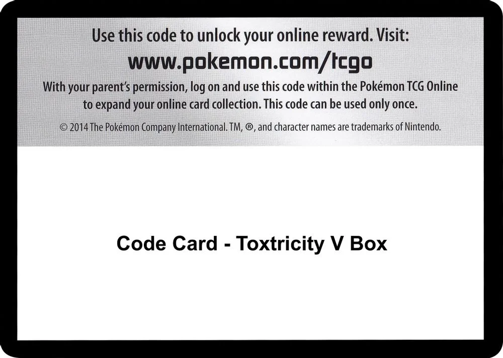 Code Card - Toxtricity V Box