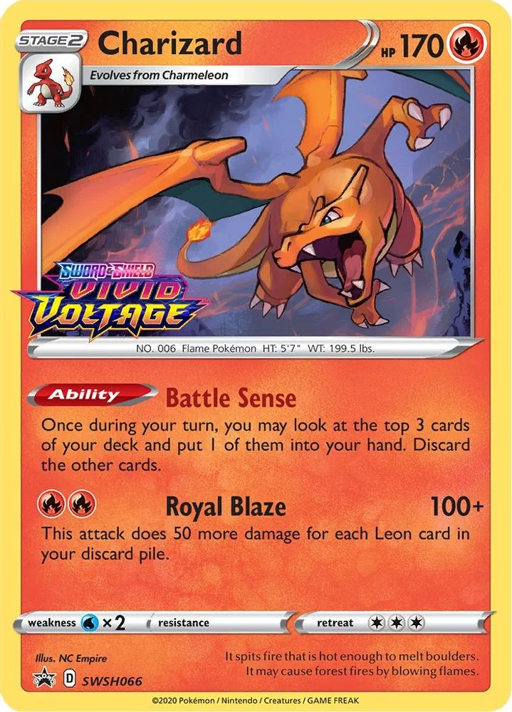 Charizard - SWSH066 (Prerelease)