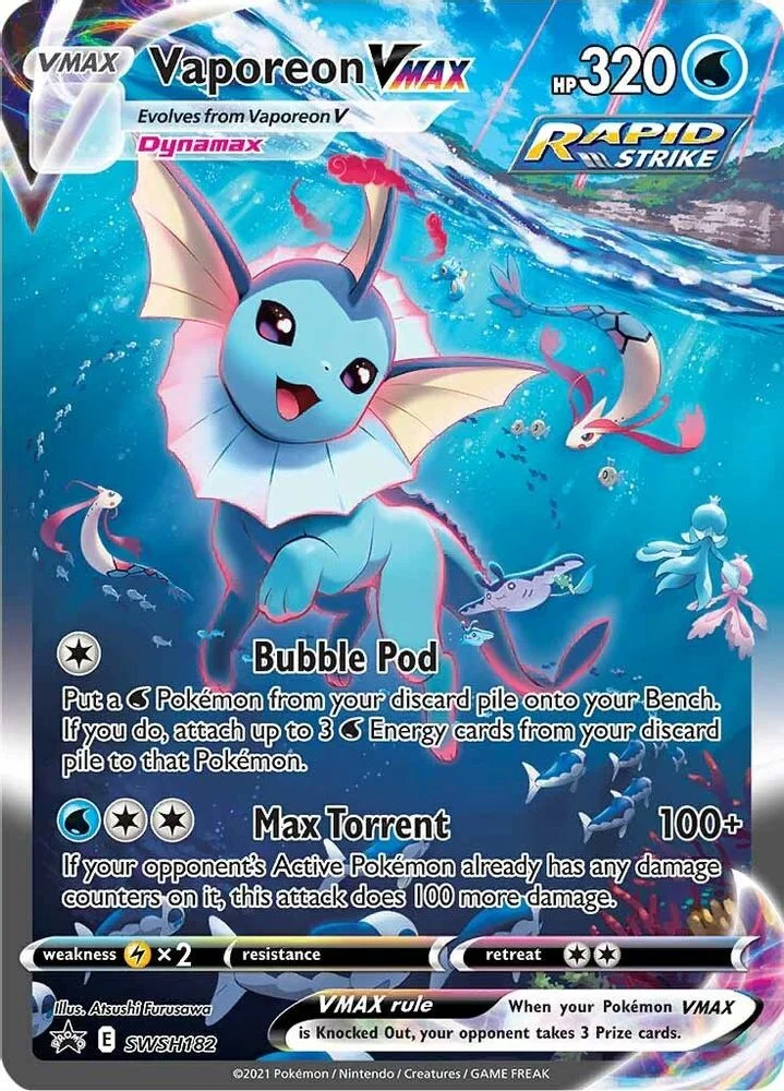 Vaporeon VMAX - SWSH182
