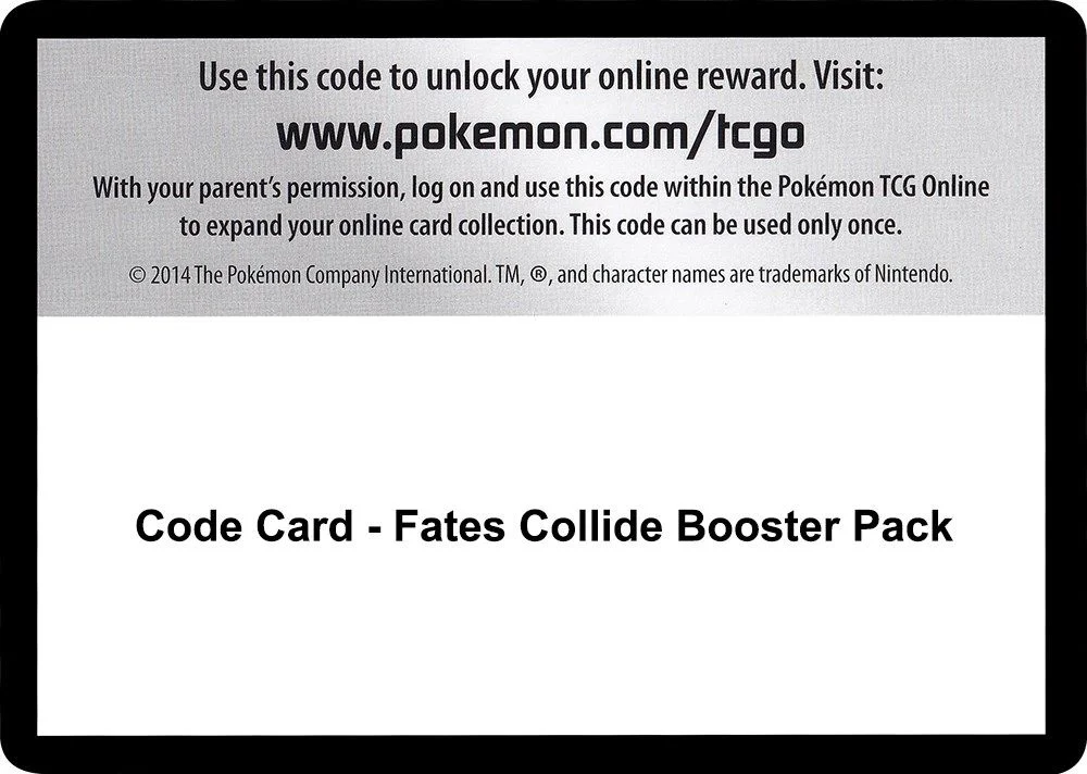 Code Card - Fates Collide Booster Pack