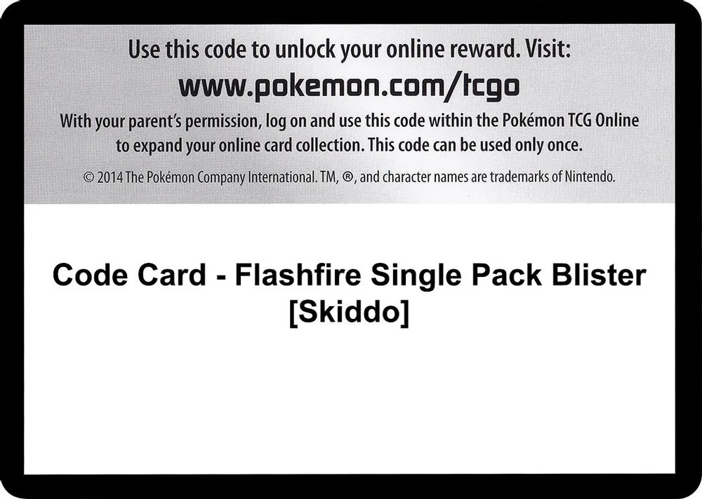 Code Card - Flashfire Single Pack Blister [Skiddo]