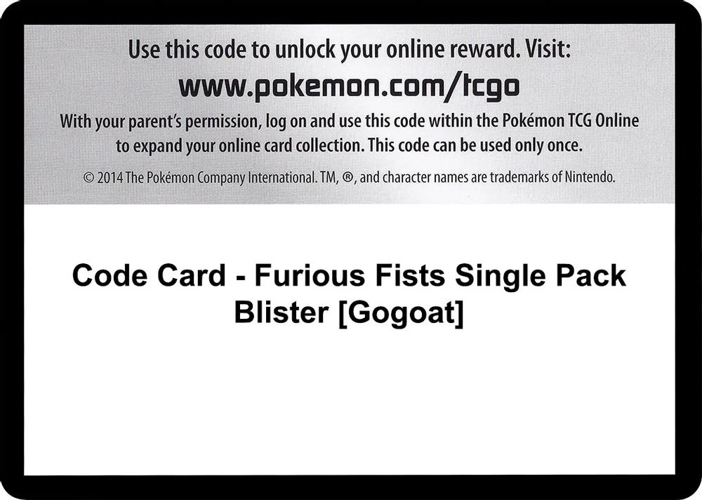 Code Card - Furious Fists Single Pack Blister [Gogoat]