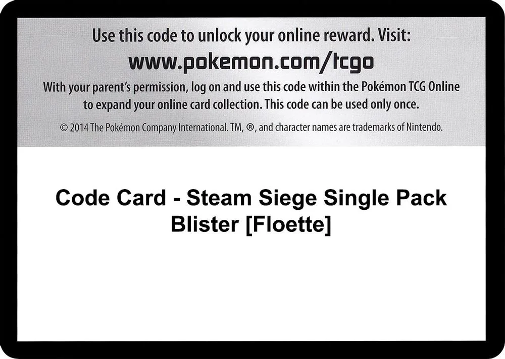 Code Card - Steam Siege Single Pack Blister [Floette]